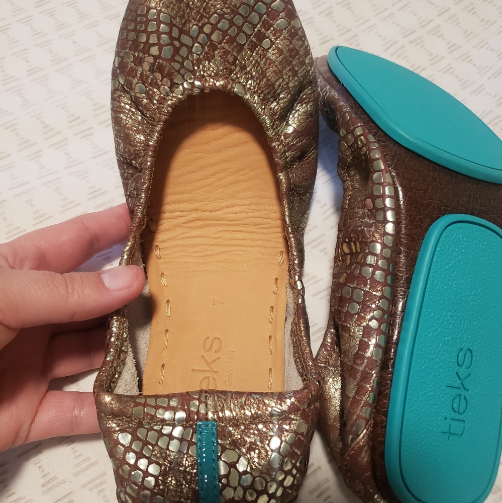 Snakeskin Leather Tieks